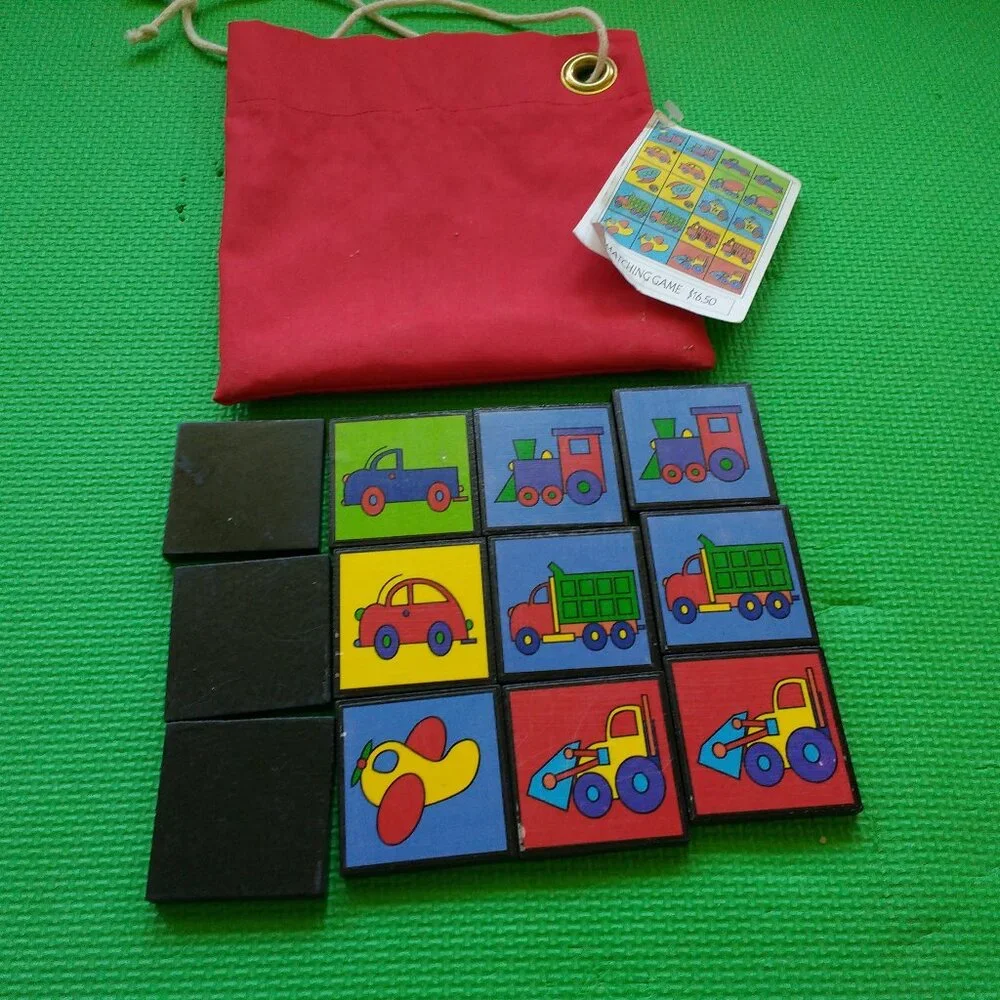 Matching game Transportation Tiles Used